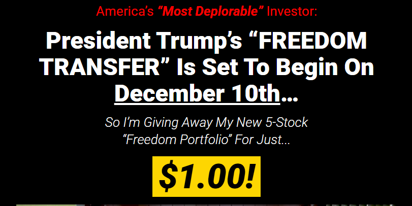 Tim Bohen's Freedom Portfolio